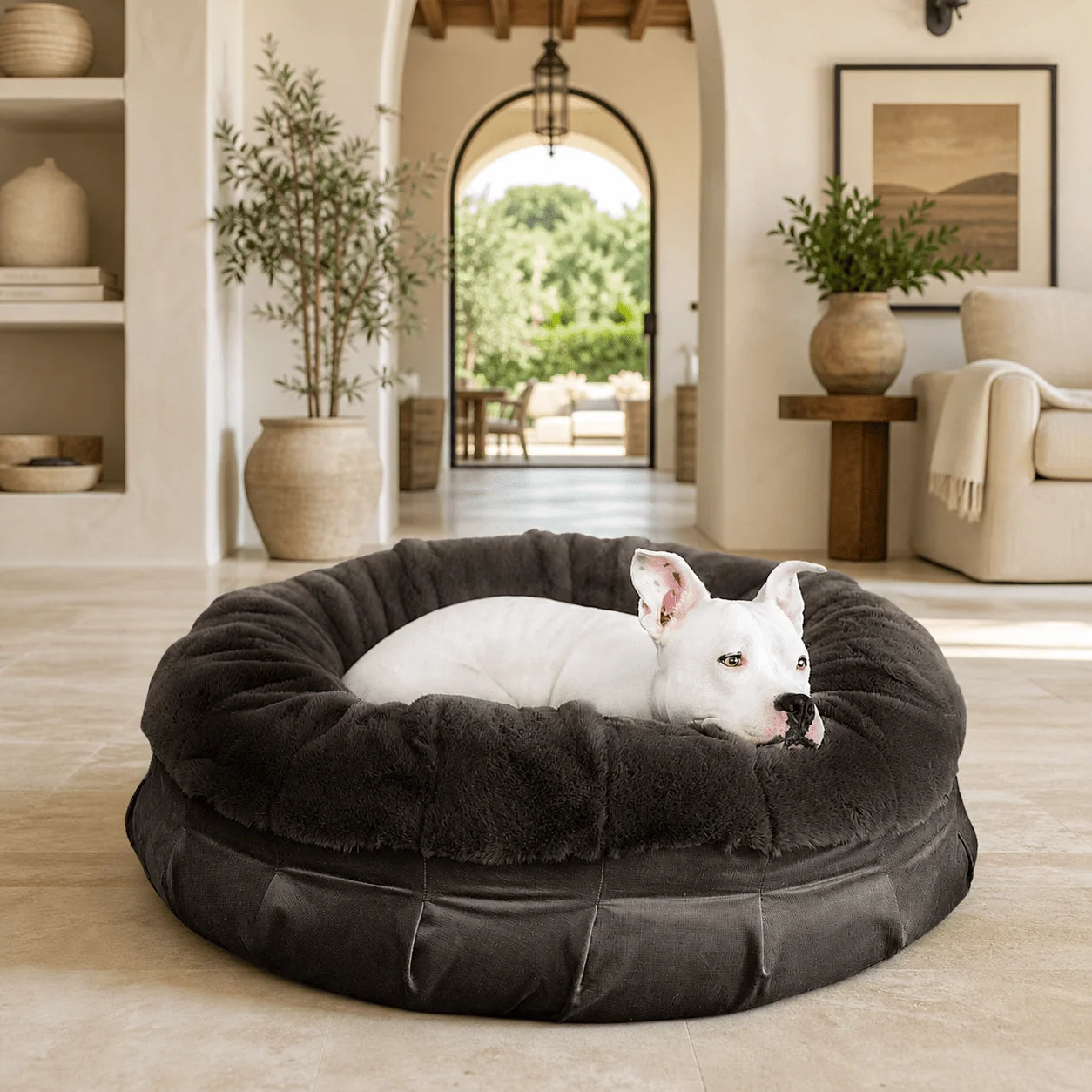 Ruby Ortho Puff® Luxury Orthopedic Dog Bed | Animals Matter