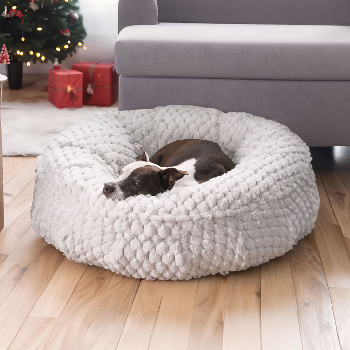 The New Katie Puff Encore Luxury Dog Bed. Made with Companion-Pedic Foam and Luxura-Fill Fiber by Animals Matter.