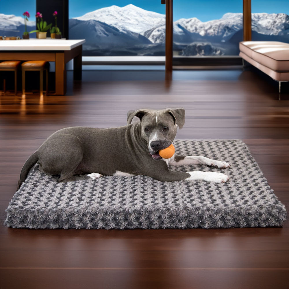 Katie Puff® Ortho Rectangle Companion-Pedic® Luxury Dog Bed - Animals Matter, Inc.