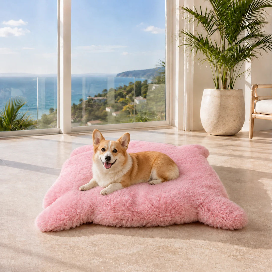 Luxury Faux Fur Shag Bear Bed Luxury Faux Fur Shag Bear Bed