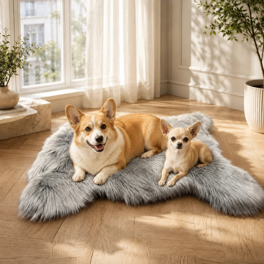 Luxury Faux Fur Shag Bear Bed Luxury Faux Fur Shag Bear Bed