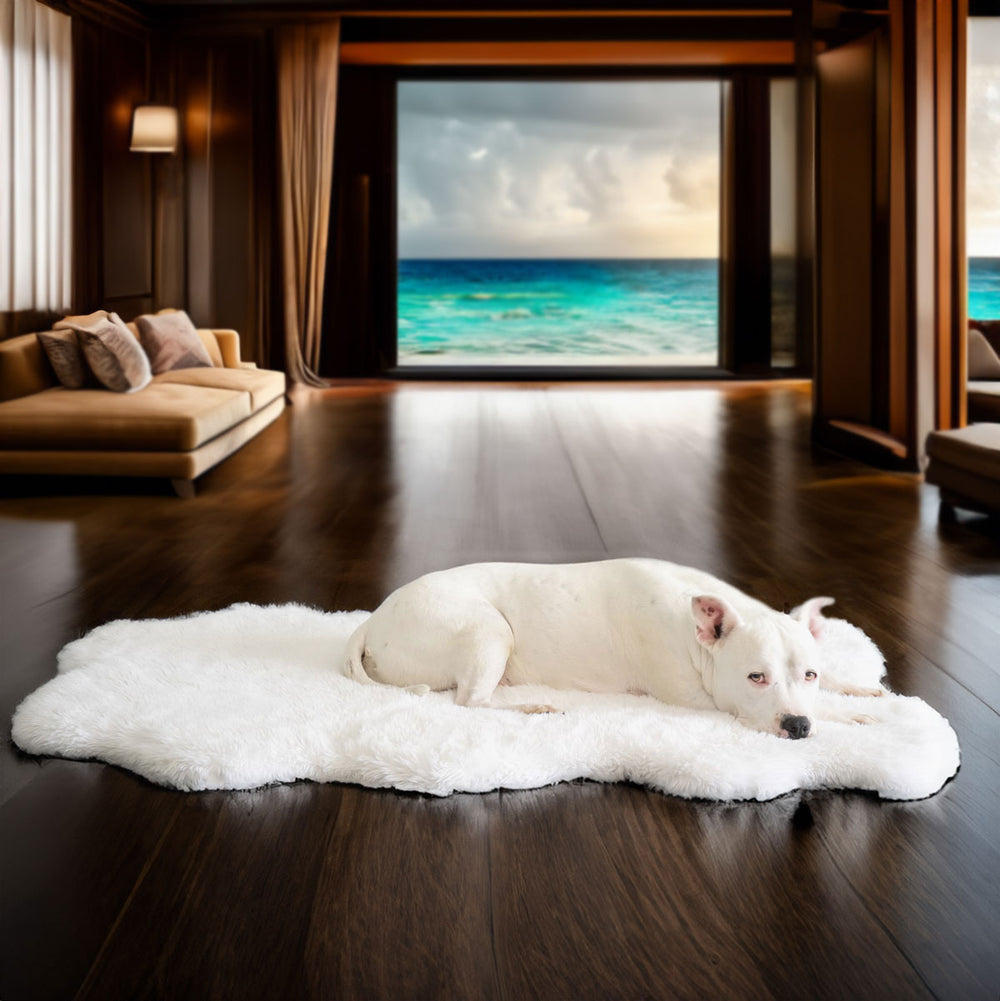 Animals Matter Roxy Puff Ortho Companion-Pedic Luxury Dog Bed Rug Winter