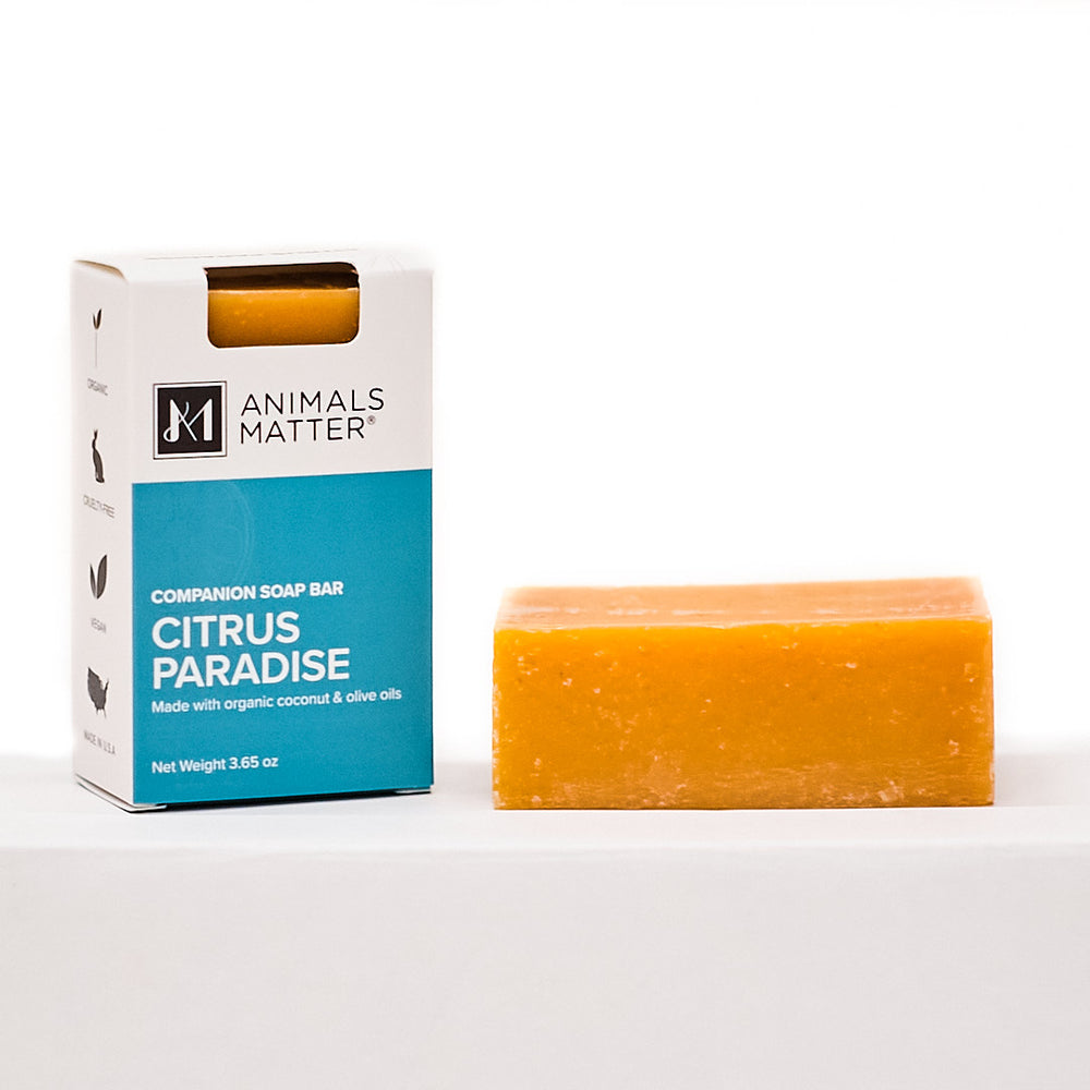 Animals Matter Organic Citrus Paradise Soap Bar