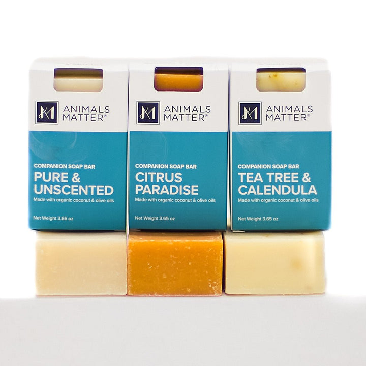 Animals Matter® Organic Companion Soap Bar® VIP Sample Pack - Animals Matter, Inc.